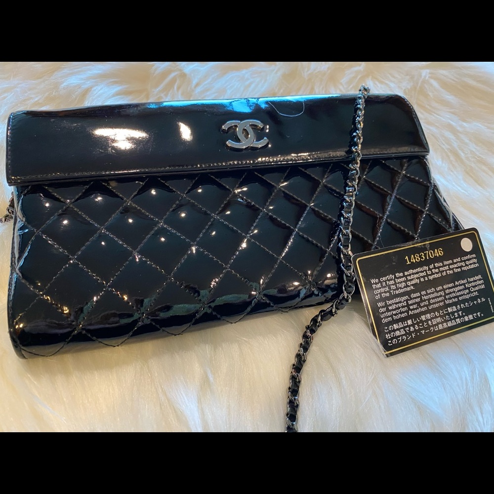 CHANEL , clutch with chain